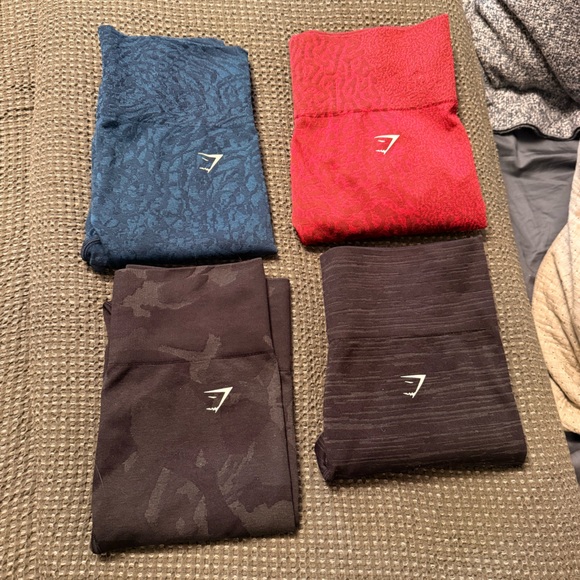 Gymshark Adapt Animal Seamless Leggings - Reef | Cherry Brown - Picture 4 of 4